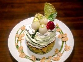 今週のドーナツ　「抹茶と白玉」